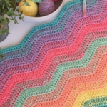 Crochet Ripple Baby Blanket Free Pattern