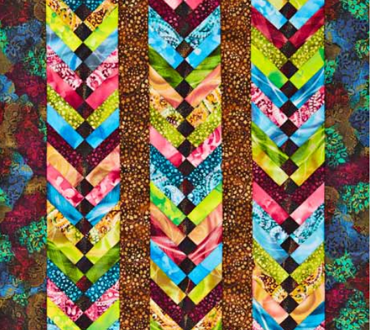 The Columns of Color French Braid Quilt