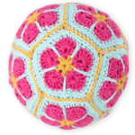 African Flower Crochet Ball