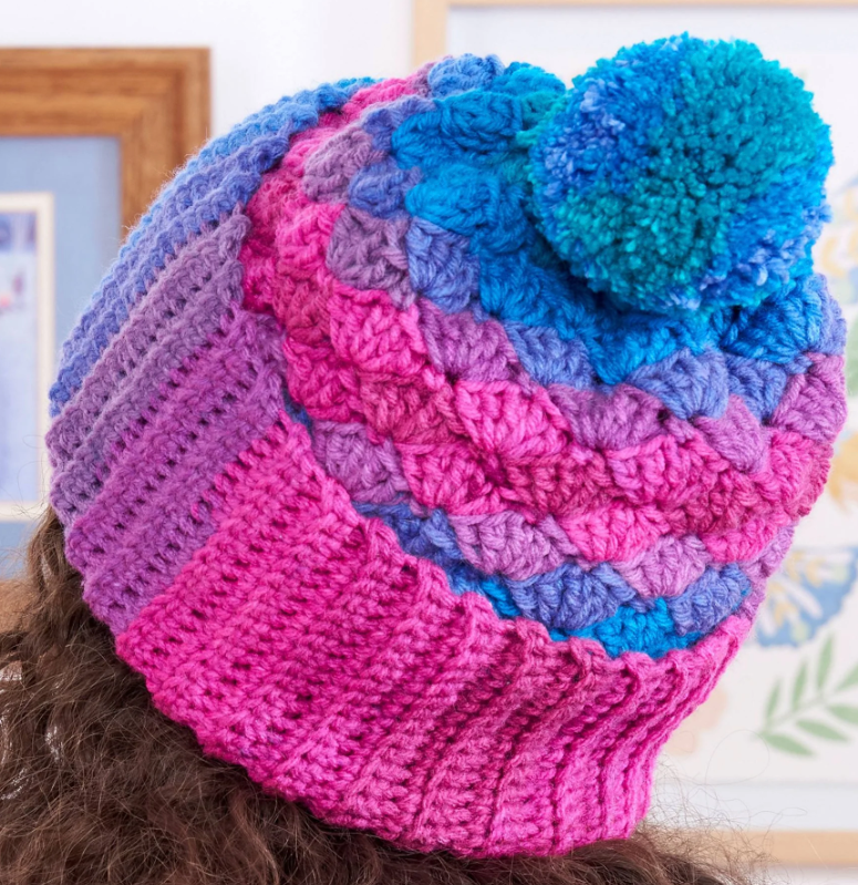 Shell Stitch Crochet Hat 