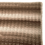 Shaded Shells Stitch Throw