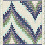 Fragrant Flowers Bargello Quilt