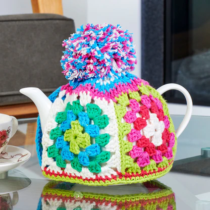 Crochet Granny Teapot Cover