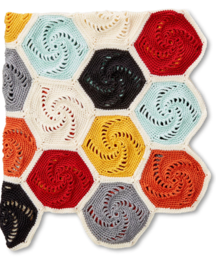 Crochet Hexagons Blanket Pattern