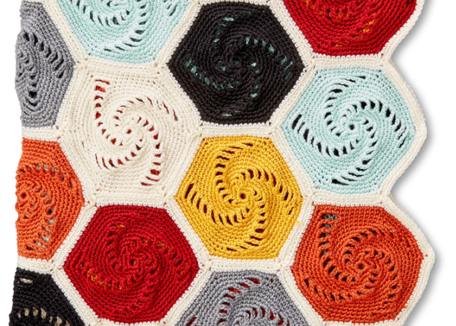 Crochet Hexagons Blanket Pattern