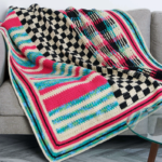 Check Please Panel Crochet Blanket