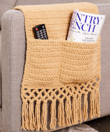 Hide-Away Crochet Sofa Caddy