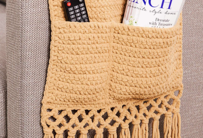 Hide-Away Crochet Sofa Caddy