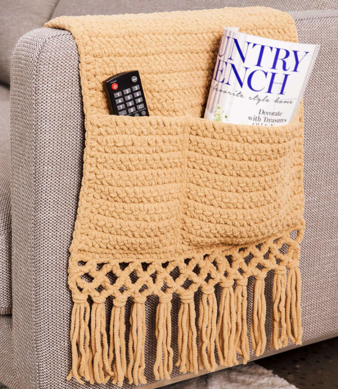 Hide-Away Crochet Sofa Caddy