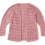 Crochet Cardigan Pattern Rose Blush