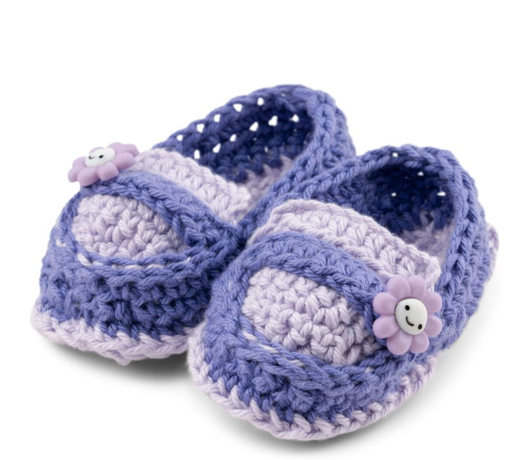 crochet baby loafers pattern