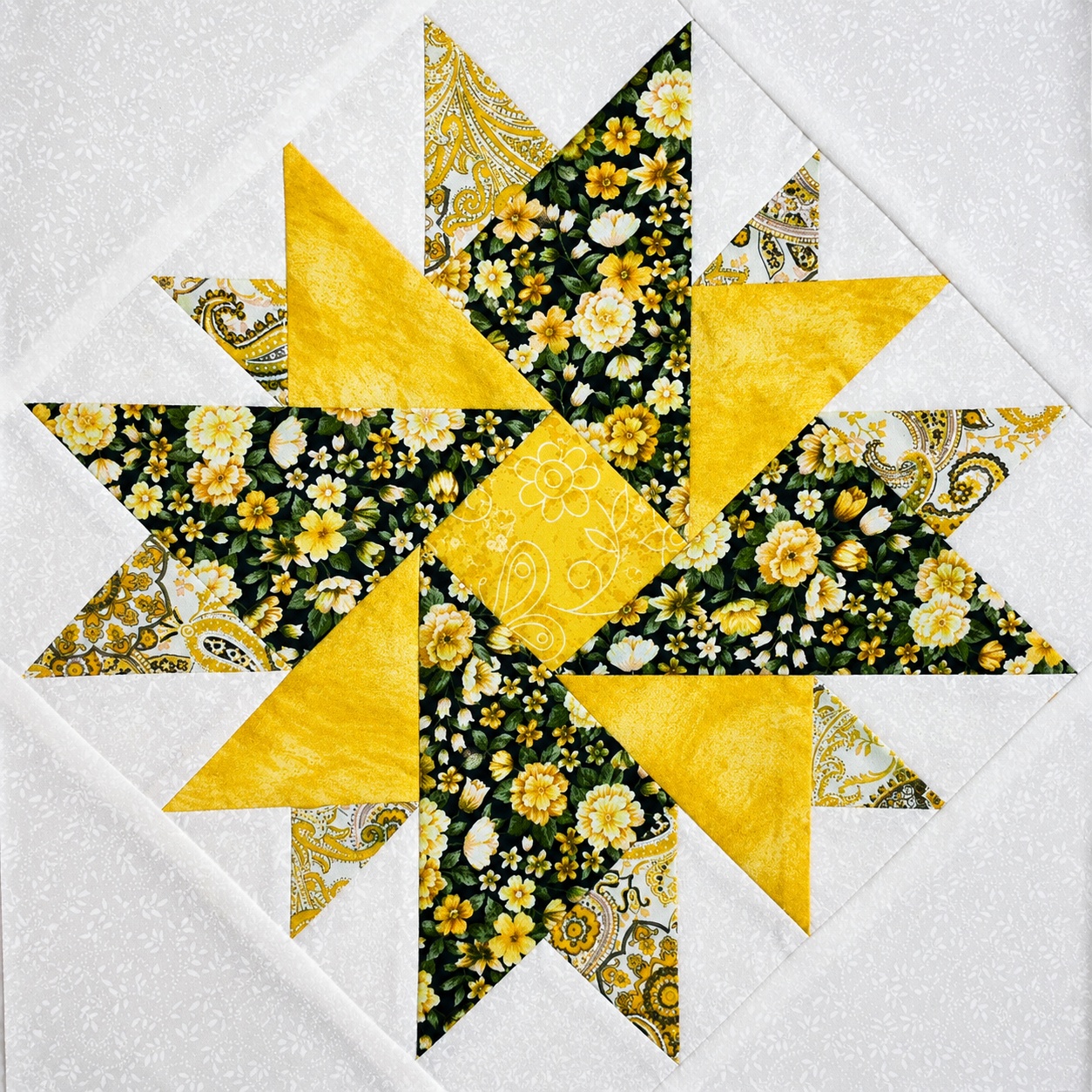 Double Aster Block Pattern